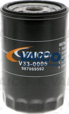 VAICO V33-0005 - Öljynsuodatin inparts.fi