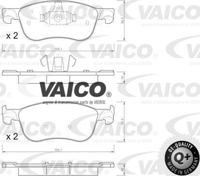 VAICO V25-2114 - Jarrupala, levyjarru inparts.fi