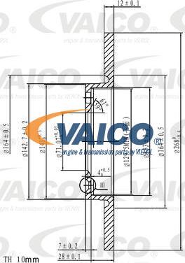 VAICO V22-40015 - Jarrulevy inparts.fi