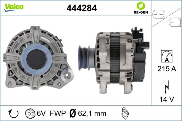 Valeo 444284 - Laturi inparts.fi