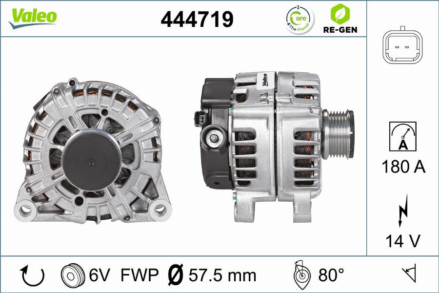 Valeo 444719 - Laturi inparts.fi