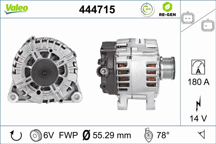 Valeo 444715 - Laturi inparts.fi