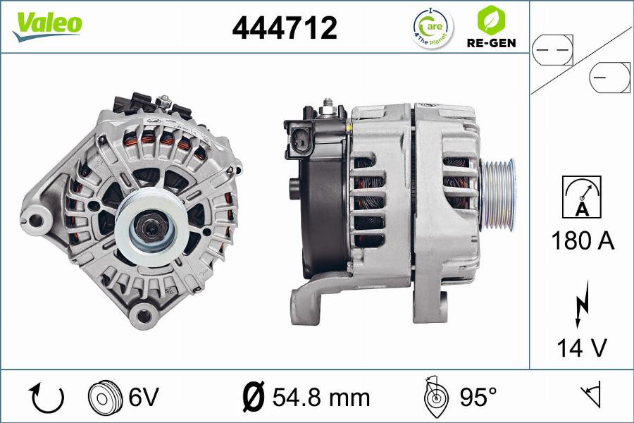 Valeo 444712 - Laturi inparts.fi