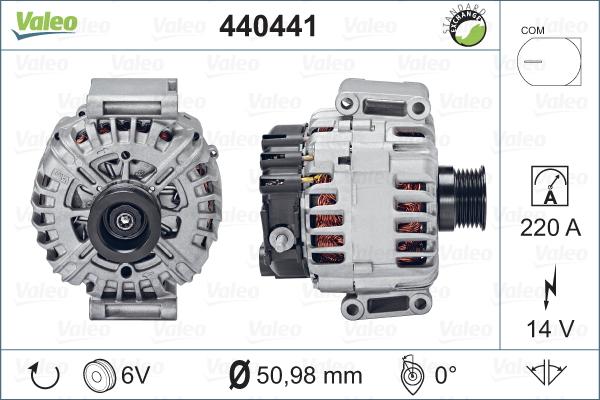 Valeo 440441 - Laturi inparts.fi