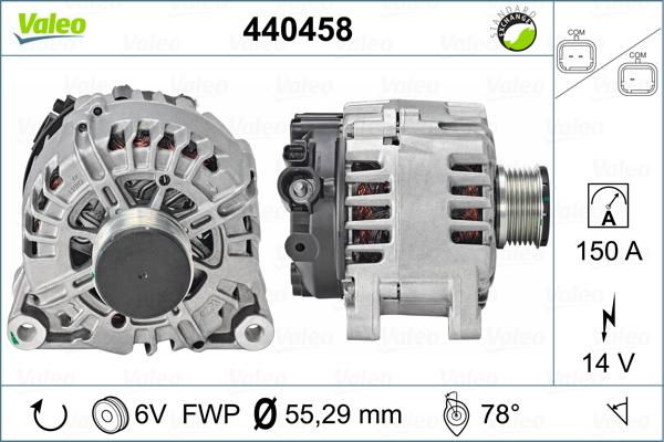 Valeo 44.04.58 - Laturi inparts.fi