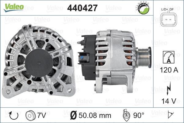 Valeo 440427 - Laturi inparts.fi