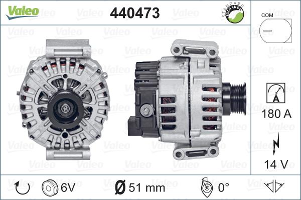 Valeo 440473 - Laturi inparts.fi