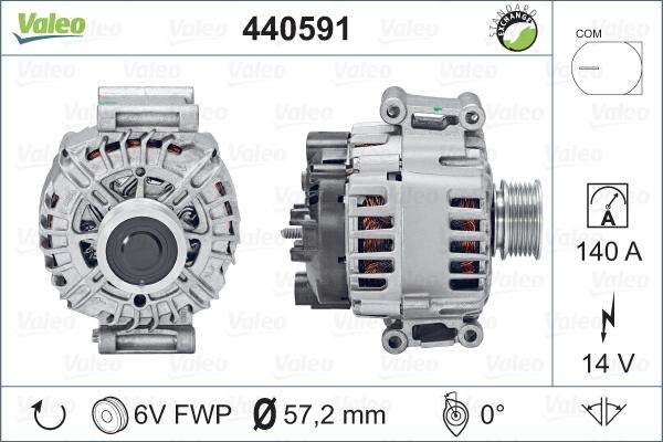 Valeo 440591 - Laturi inparts.fi