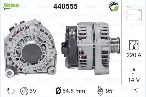 Valeo 440555 - Laturi inparts.fi