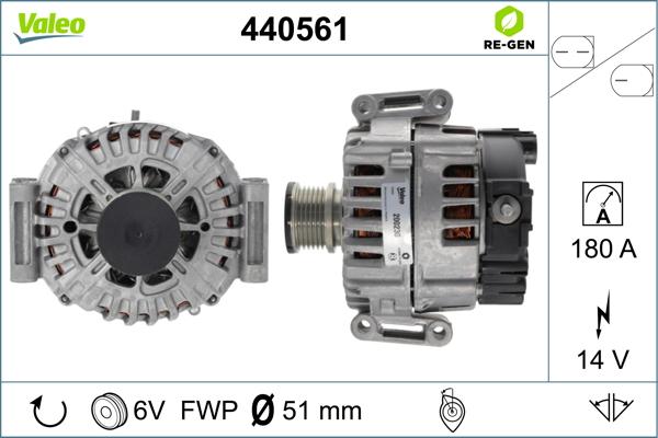 Valeo 440561 - Laturi inparts.fi