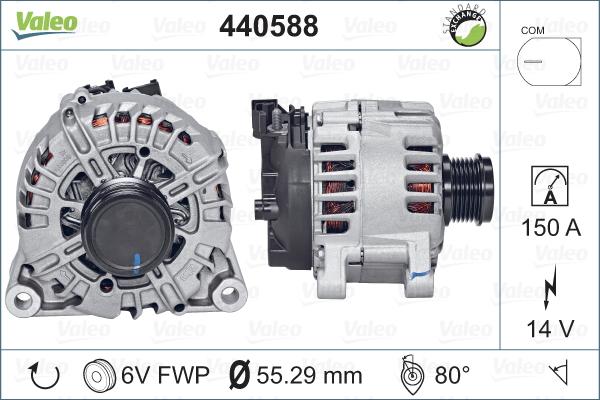 Valeo 440588 - Laturi inparts.fi