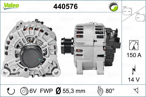 Valeo 440576 - Laturi inparts.fi