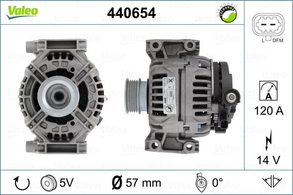 Valeo 440654 - Laturi inparts.fi