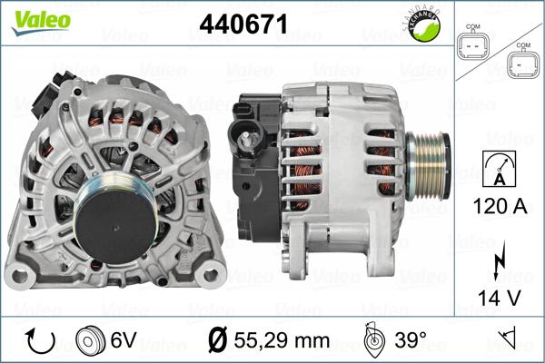 Valeo 440671 - Laturi inparts.fi