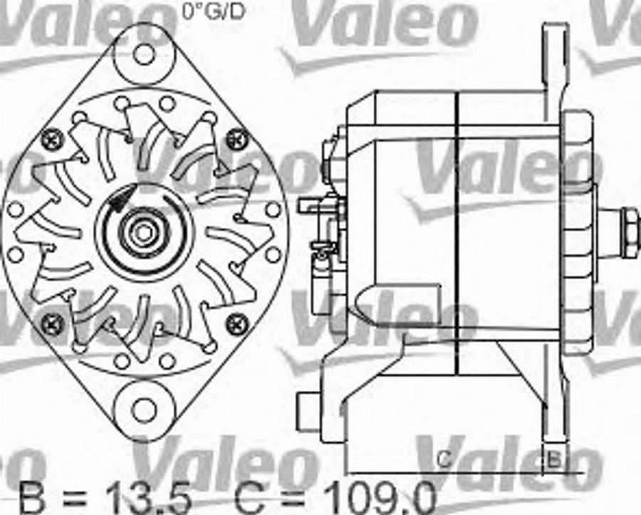 Valeo 440013 - Laturi inparts.fi