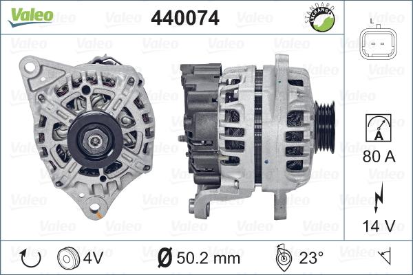 Valeo 440074 - Laturi inparts.fi