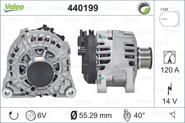 Valeo 440199 - Laturi inparts.fi