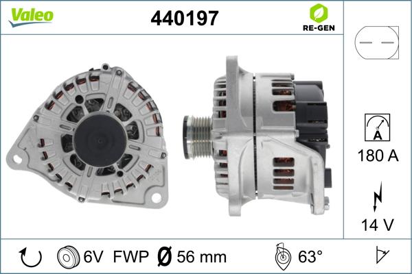 Valeo 440197 - Laturi inparts.fi