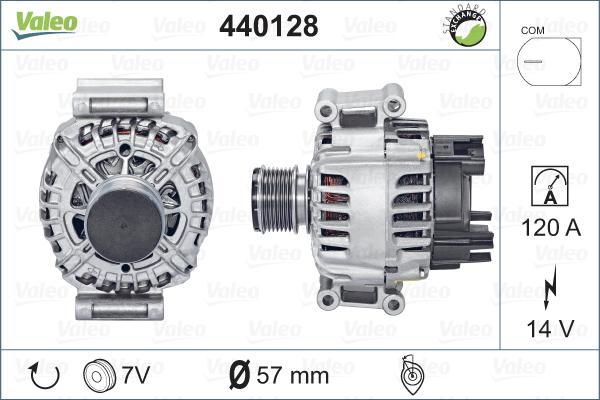 Valeo 440128 - Laturi inparts.fi