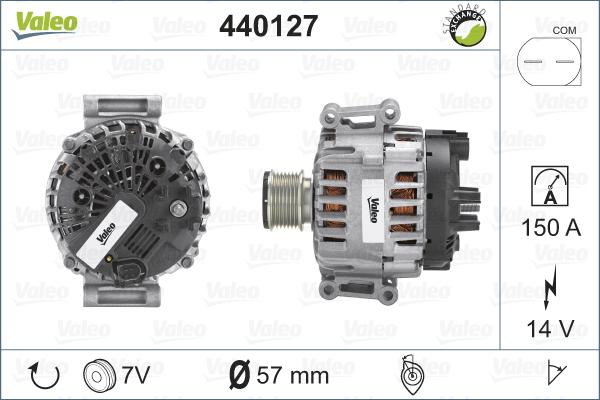 Valeo 440127 - Laturi inparts.fi