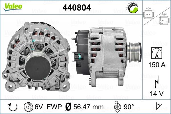 Valeo 440804 - Laturi inparts.fi