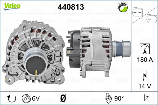 Valeo 440813 - Laturi inparts.fi