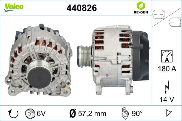 Valeo 440826 - Laturi inparts.fi