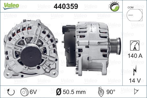 Valeo 440359 - Laturi inparts.fi