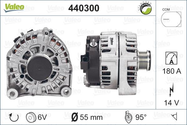 Valeo 440300 - Laturi inparts.fi