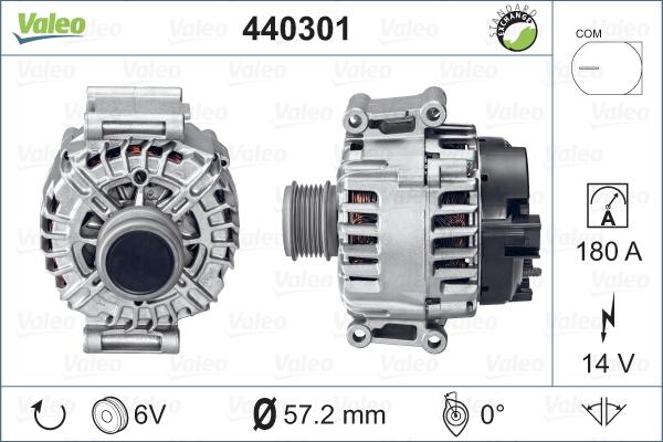 Valeo 440301 - Laturi inparts.fi