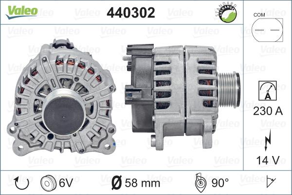 Valeo 440302 - Laturi inparts.fi