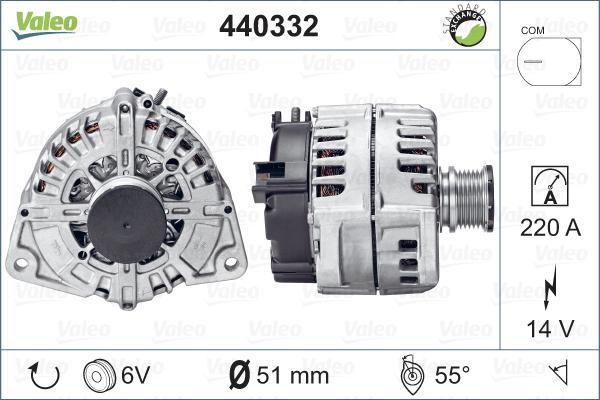 Valeo 440332 - Laturi inparts.fi