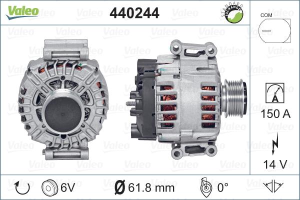 Valeo 440244 - Laturi inparts.fi