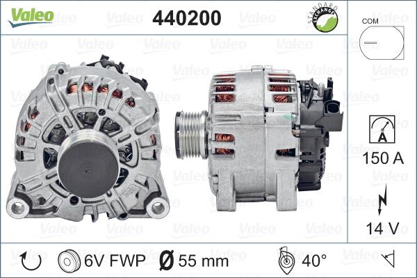 Valeo 440200 - Laturi inparts.fi