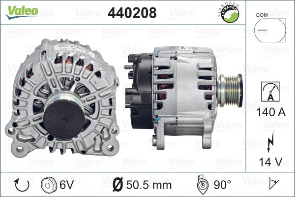 Valeo 440208 - Laturi inparts.fi