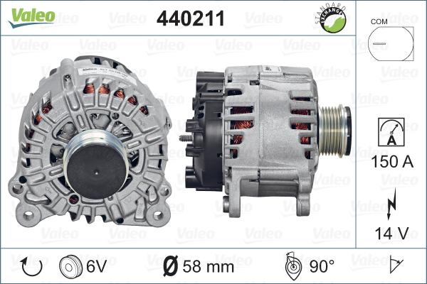 Valeo 440211 - Laturi inparts.fi