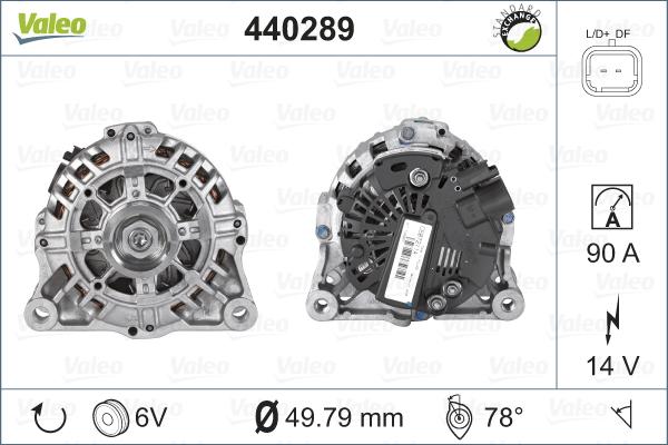 Valeo 440289 - Laturi inparts.fi