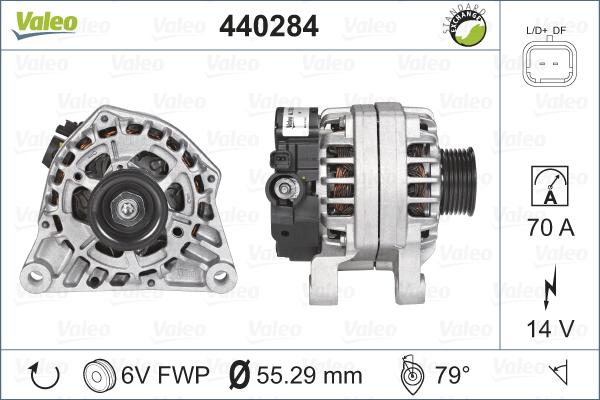 Valeo 440284 - Laturi inparts.fi