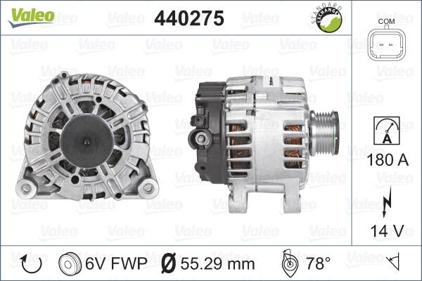 Valeo 440275 - Laturi inparts.fi