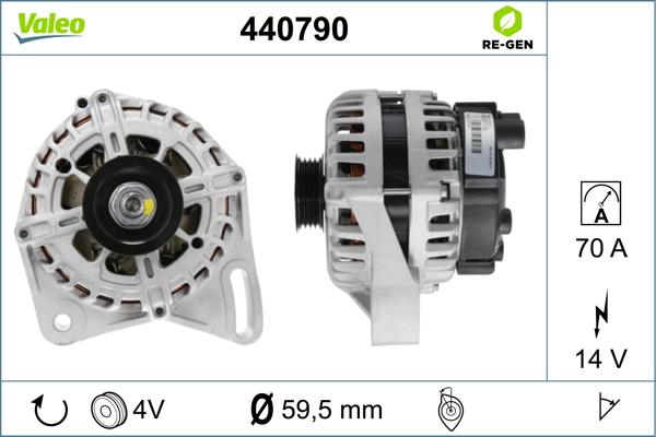 Valeo 440790 - Laturi inparts.fi