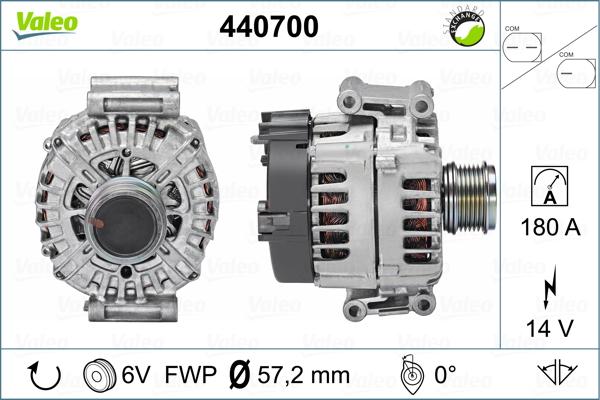 Valeo 440700 - Laturi inparts.fi