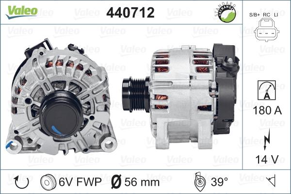 Valeo 440712 - Laturi inparts.fi