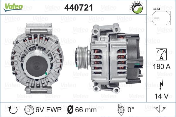 Valeo 440721 - Laturi inparts.fi