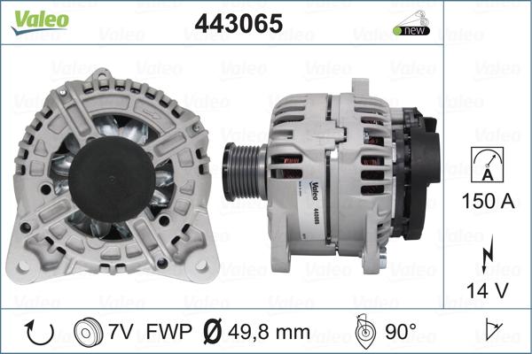 Valeo 443065 - Laturi inparts.fi