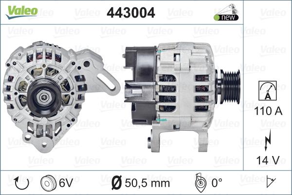 Valeo 443004 - Laturi inparts.fi