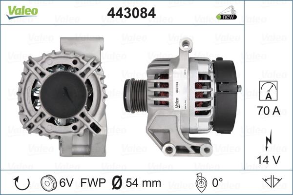 Valeo 443084 - Laturi inparts.fi