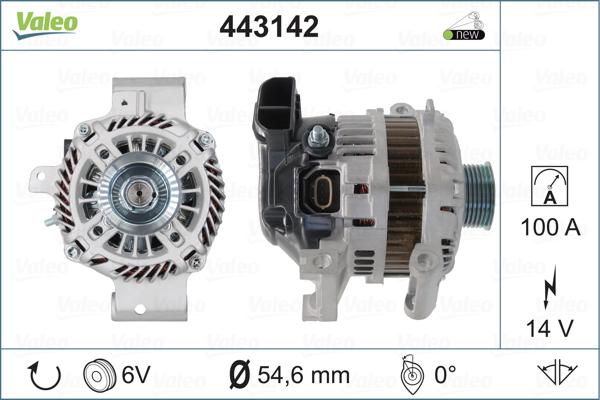 Valeo 443142 - Laturi inparts.fi