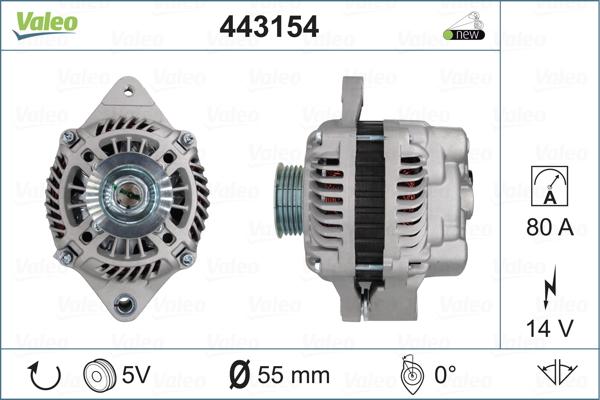 Valeo 443154 - Laturi inparts.fi