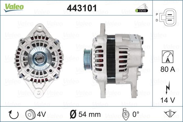 Valeo 443101 - Laturi inparts.fi