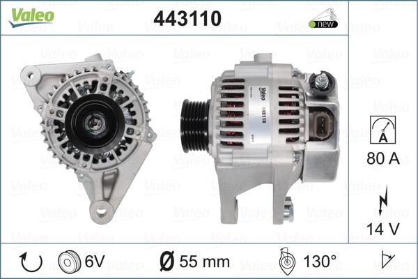 Valeo 443110 - Laturi inparts.fi